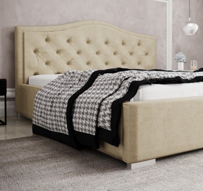 Łóżko tapicerowane Gianna 160x210 pojemnik Stelaż