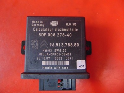 Peugeot 407 04- модуль блок управления света 9651378880 фото №1