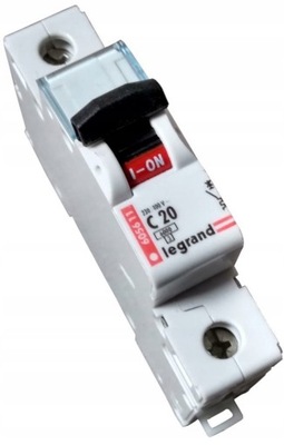 Wyłącznik nadprądowy 1P C 20A LEGRAND 605611