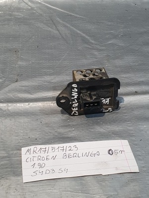 Резистор резистор вентилятор вентилятора citroen berlingo i lift 05r. фото №1