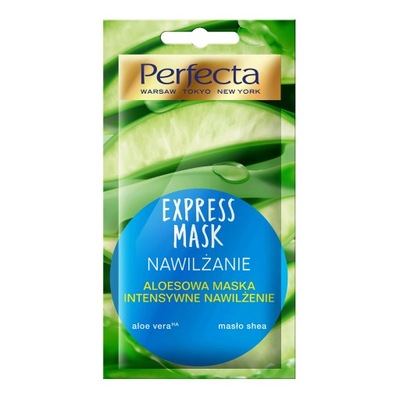 PERFECTA EXPRESS MASK ALOESOWA MASKA NAWILŻAJĄCA