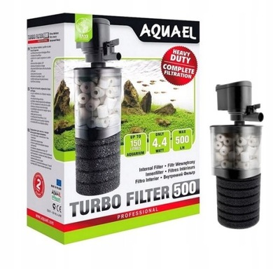 Aquael Filtr do Akwarium Turbo 500 do 150l
