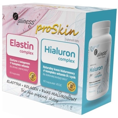 ALINESSS ProSkin KOLAGEN Elastyna KWAS HIALURONOWY B complex Jędrna skóra