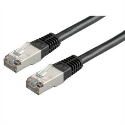 Kabel sieciowy LAN S/FTP Cat.6 RJ45 czarny 10m