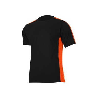 LAHTI PRO KOSZULKA EN FUNCIONAMIENTO T-SHIRT 100% BAWELNA BLACK/ORANGE L4023003  