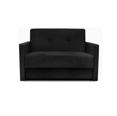 Sofa 2-osobowa LOMA Czarna
