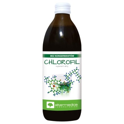 Alter Medica, Chlorofil w płynie 500 ml odkwaszanie, oczyszczanie