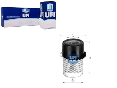 FILTRO AIRE MITSUBISHI L 300 2.3 2.5 -86 UFI  