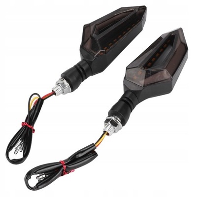 2 PIEZAS LUCES DIRECCIONALES MOTOCICLETA HONDY DIODO LUMINOSO LED  