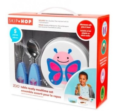 Skip HOP: Zestaw obiadowy dla dzieci ZOO Motyl