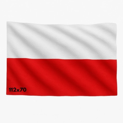 Flaga Polski Polska 112x70 Polski Producent