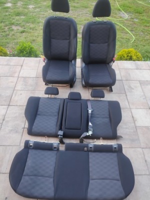 Сидіння заднє сидіння перед задня комплект з подушки подушка безпеки nissan qashqai ii j11 фото №1