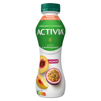 Jogurt pitny Activia brzoskwinia-marakuja 280g