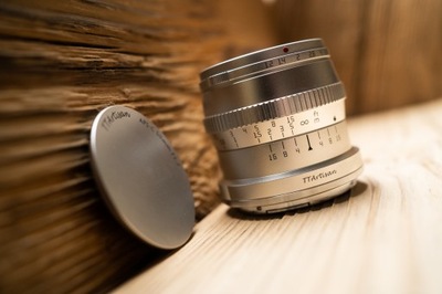 TTArtisan 50mm F1.2 Nikon Z srebrny