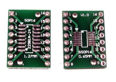 Płytka adapter SOP16 TSSOP16 do DIP16 2szt