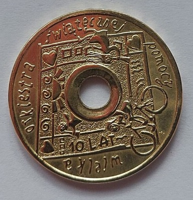Moneta 2zł 10 LAT WOŚP - 2003r.