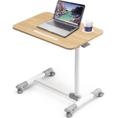Stół Przyłóżkowy Idealny Do Laptopa na Kółkach Regulowany
