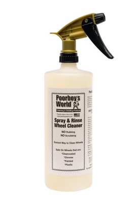 Poorboy’s World - Spray & Rinse 946ml - Kwasowy Produkt Do Czyszczenia Felg