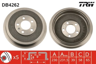 БАРАБАН HAM. TRW DB4262