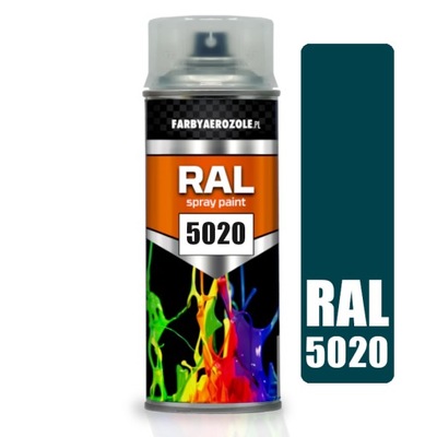 LAKIER SPRAY RAL 5020 ГОЛУБОЙ OCEANICZNY PÓŁMAT