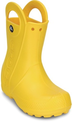 KALOSZE CROCS HANDLE RAIN BOOT YELLOW R.32/33 J1