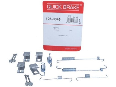 КОМПЛЕКТ МОНТАЖНИЙ КОЛОДОК QUICK BRAKE 105-0846