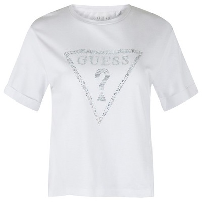 Top T-shirt Damski GUESS S1GI31 KAK90 Biały