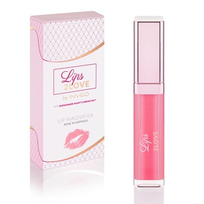 Lips2Love Naturalny balsam do ust, powiększający usta Rose Plumpness