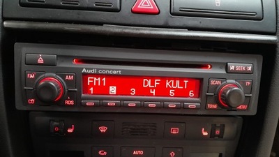 RADIO CD CONCERT + KODAS AUDI A6 C5 LIFT 4B0035186G 