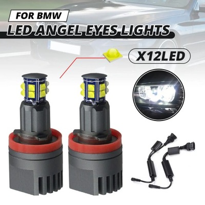 2X120 EN H8 DIODO LUMINOSO LED LUZ FAROS ANTINIEBLA CANBUS BMEN E  