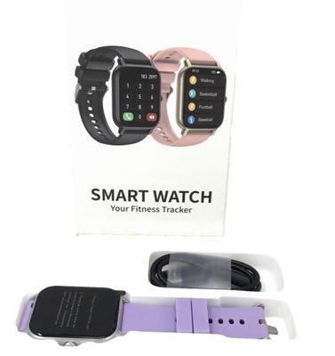 zegarek smartwatch fioletowy