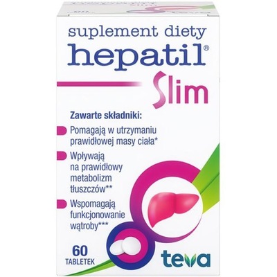 Hepatil Slim metabolizm detox odchudzanie 60X