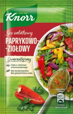 Sos sałatkowy 9g Paprykowo-ziołowy KNORR