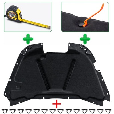 Vw beetle хетчбек 1998-2010 шумоізоляція капот фото №1