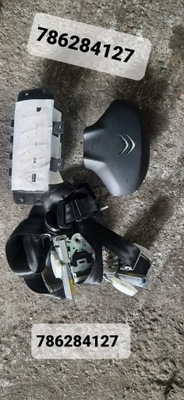 Подушки безпеки air bag ремені комплект citroen c3 ii ds3 фото №1