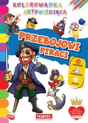 Kolorowanka z naklejkami "Przebojowi Piraci