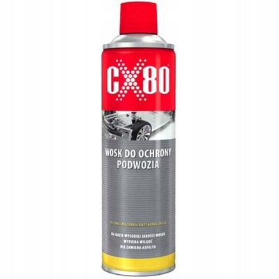 CX80 WOSK W SPRAYU DO KONSERWACJI ДНИЩА КРЫЛА ANTYKOROZYJNY 500ML