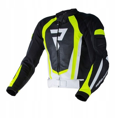 OUTLET! REBELHORN КУРТКА МУЖСКАЯ PISTON II PRO BLACK WHITE FLUO YELLOW S (48)