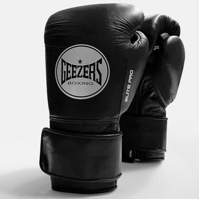 Rękawice bokserskie GEEZERS Elite Pro 2.0 (black) [Waga: 16 oz]