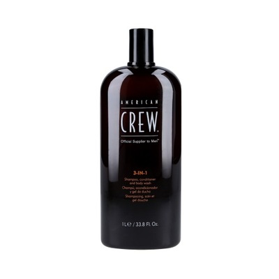 AMERICAN CREW Szampon do włosów, odżywka i żel 1l