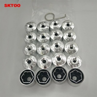 20PCS CAR WHEEL BOLT CAPS TYRE SCREWS COVER PARA VOLKSWAGEN VW POLO T~16657  