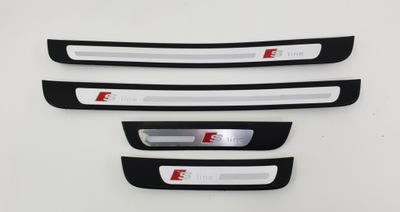 Audi a4 b8 накладки накладки порог s-line фото №1