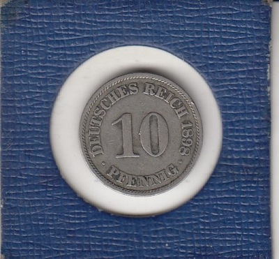 Niemcy-Cesarstwo 10 Pfennig 1898 A