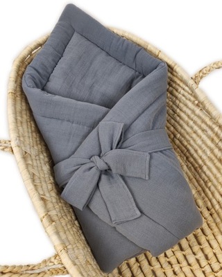 ROŻEK BECIK MUŚLINOWY NIEMOWLĘCY SZARY