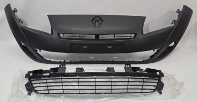 Новый оригинальный бампер перед передний + решётка renault grand scenic iii фото №1