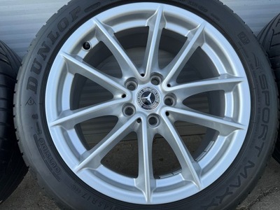 RUEDAS DE VERANO MERCEDES W204 W203 CLK SLK 225/45/17 SÚPER RANT DUNLOP  