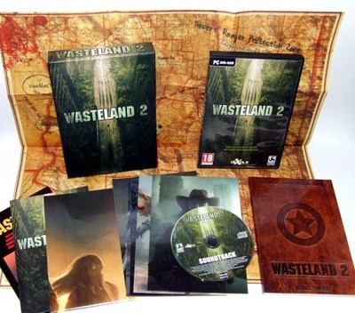 WASTELAND 2 II pocztówki soundtrack kolekcjonerski