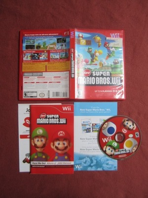 Gra na konsole Nintendo Wii Super Mario Bros WII NTSC/UC USA Komplet