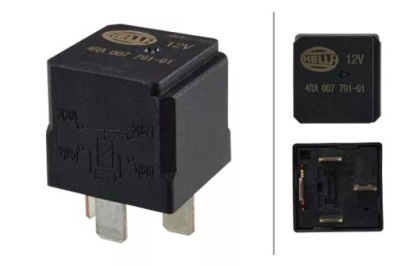 Реле универсальный 12v 40a hella фото №1