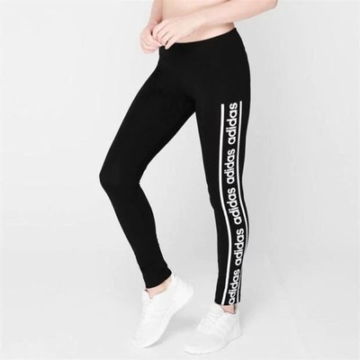 Adidas czarne legginsy damskie, Rozmiar XS